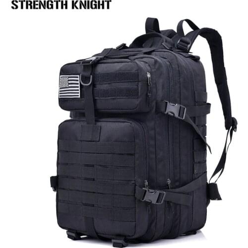40L Army Military Assault Pack Backpack Multifunction Waterproof Mountaineering Backpacks Wear-resisting Travel Bag