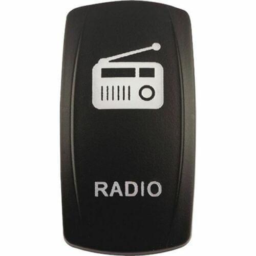 12-24V Car RADIO 12V 20A Toggle Rocker Switch Blue LED Light 5Pin ON OFF