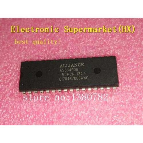 Free Shipping 2pcs/lots AS6C4008-55PCN AS6C4008 original DIP-32 IC In stock