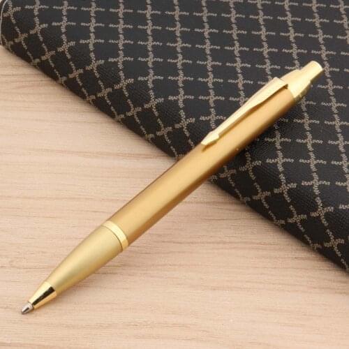 ChouXiongLuWei office golden Press metal Trim Standard M ballpoint Pen