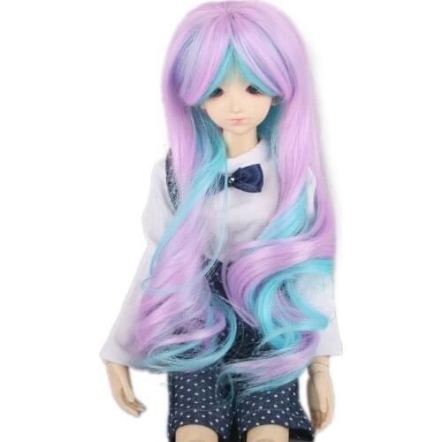 [wamami] 97# Long Wave Wig Fits On BJD 1/4 MSD AOD DOD DZ Dollfie 7"-8"