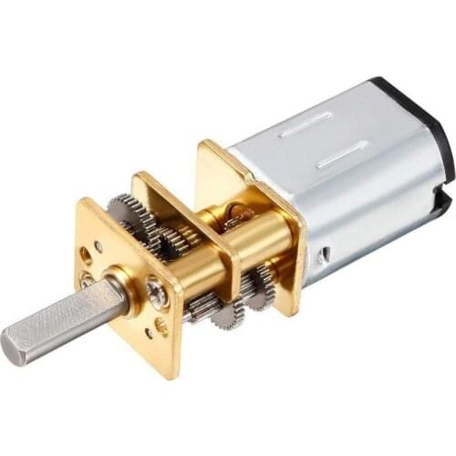 DC 3V/6V/12V N20 Mini Micro Metal Gear Motor with Gearwheel DC Motors 15/30/50/60/100/200/300/500/1000RPM