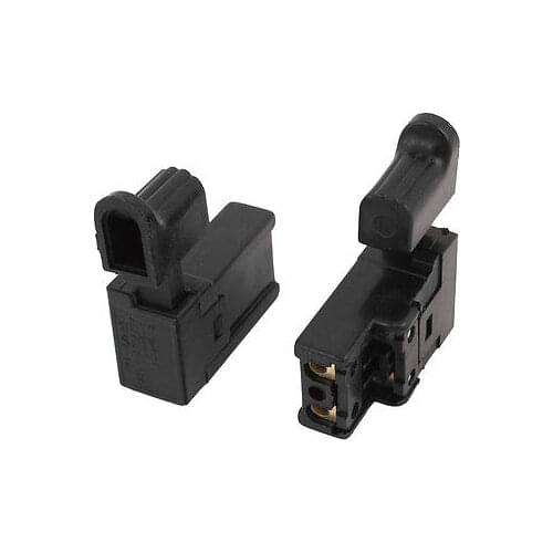 2 Pcs FA2-5/2B9 AC 250V 5A Electric Saw Drill Momentary Trigger Switch DPST