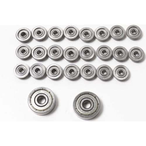 BLV MGN cube 3D F623ZZ Flange Bushing Ball Bearing 3x10x4mm ball bearing 635zz 3D Printers Deep Groove Flanged Pulley Wheel