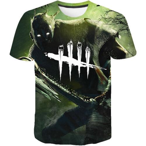 Streetwear Men Summer 3D Printed T-Shirt Dead By Daylight Casual Women Fashion Short-Sleeved Boy Girl Kids Interest Tops Tee