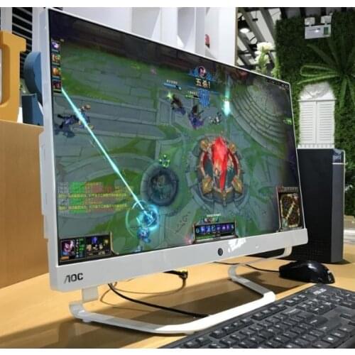 Games/Office/Home use computer desktop with CPU i3/i5 RAM 2GB/4GB/8gb SSD 120GB size of full HD monitor 18.5/21.5/23.8 inch