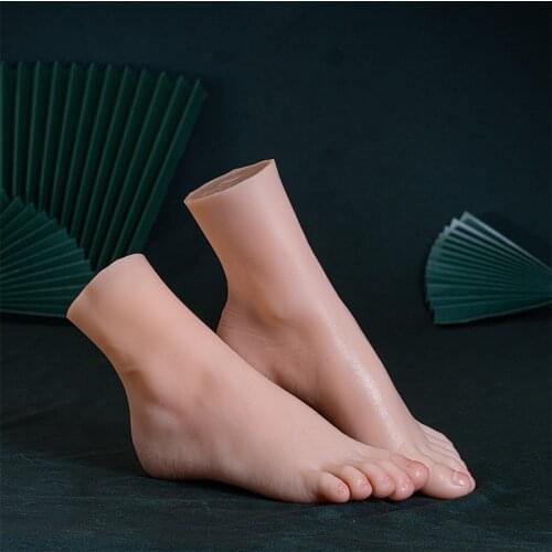 Simulation foot model real leg shooting display props medical painting teaching stockings TG3301