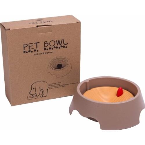 Cat Dog Feeders Pet Bowls without wet beard mouth water dispenser pet supplies Feeding Case Included Gray