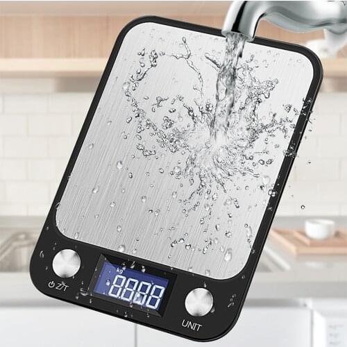 10kgx1g LCD Display Stainless Steel Kitchen Scale High Accurate Weighing Food Scale Cooking Tools Balance