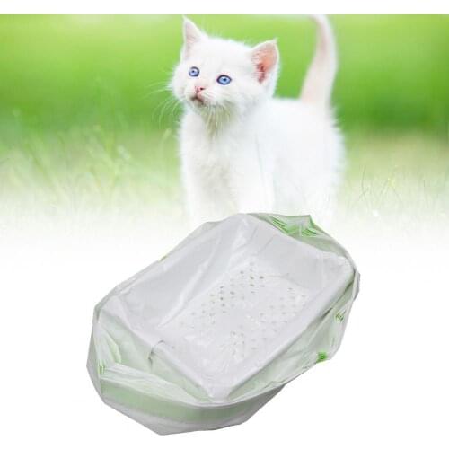 7Pcs/Set Cat Litter Bag Durable Filtered Storage Bag Pet Cleaning Supplies for Indoor Housebreaking Cat Supplies Pet Products