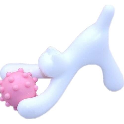 Mini massager cat shape multi-function point massage meridians shoulder cervical spine back scrapping
