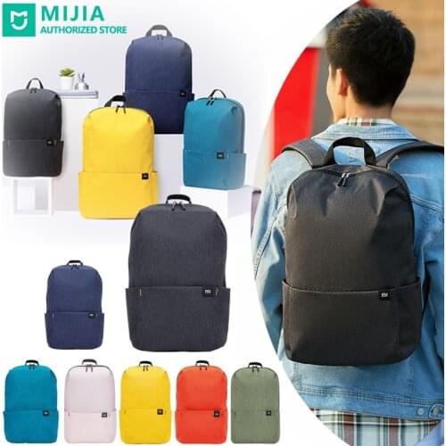 Hot Xiaomi Mi Fashion All-match Small Backpack 10L 170g Portable Men Women Solid Colors Casual Bag Waterproof EPE Shoulder Strap