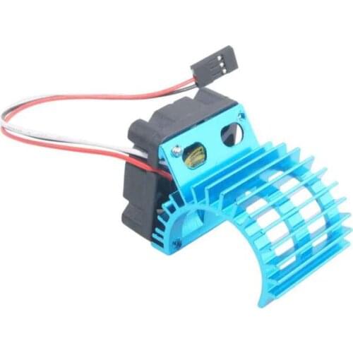 5 color RC HSP Alum 380 390 Motor Heat Sink DC 7.2V Brushless Fan For 1:16 Truck