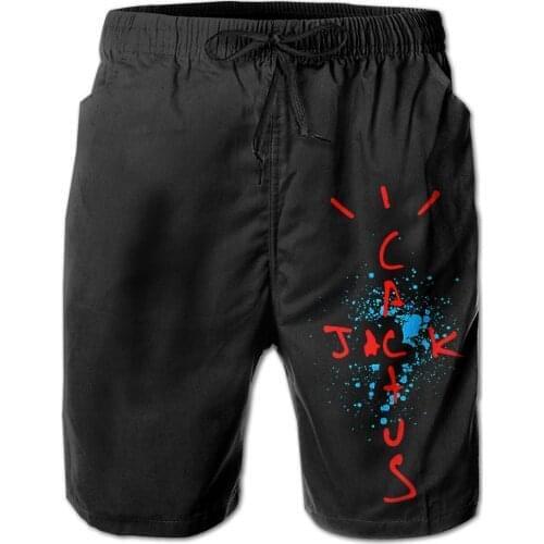 Male Shorts Beach R206 Breathable Quick Dry GeekySports Travis Scott Cactus And Jack AJ4