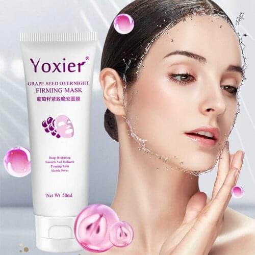 Night Cream Mask Hyaluronic Acid Whitening Moisturizing Nourishing Mask Nutrition Repair The Skin Sleeping Firming Mask