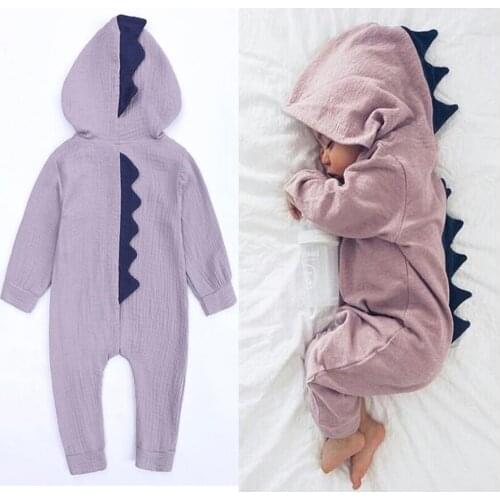 Infant Clothing Overalls Long Sleeve Baby Rompers Dinosaur Baby Girls Boys Jumpsuit Kids Costume Outfits Newborn Clothes
