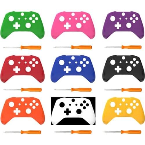 Front Shell for Xbox One Slim Matte Replace Top Shell Cover for Xbox One X S Slim Controller Case Skin Replacement Housing