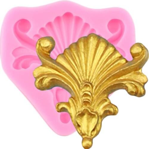 Relief Silicone Molds Leaves Border Fondant Mould DIY Party Cake Decorating Tools Candy Polymer Clay Chocolate Gumpaste Moulds