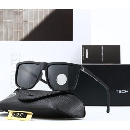 Brand Men Ladies Sunglasses Polarizer Retro Square Glasses Women Fashion Designer Fishing Driving Gafas de sol para hombre