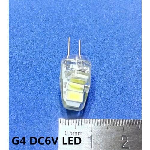 1pc G4 LED DC6V Instrument bulb crystal Light microscope light bulb G4 6V LED