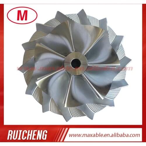 T04R 58.00/84.00mm 7+7 blades high performance turbocharger billet/milling/aluminum 2618 compressor wheel