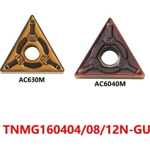 TNMG160412 TNMG160404 TNMG160408 N-GU AC630M AC6040M Carbide Inserts TNMG 160412 160404 160408 Turning Tool CNC 100% Original