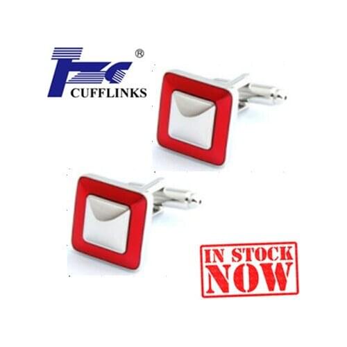 TZG02257-3 Enamel Epoxy Cufflink Cuff Link 2 Pairs Free Shipping Promotion