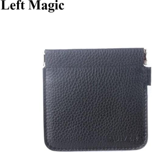 VDR Quiver Plus By Kelvin Chow (Gimmicks and Online Instructions) Close-up Magic Tricks professional Amazing Genuine Leather