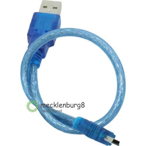 30 cm USB 2.0 Male to Mini B 5pin Male PC Data Cable Cord Leads High Speed