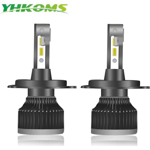 YHKOMS H4 LED H7 LED Car Headlight H1 H8 H9 H11 9005 HB3 9006 HB4 9012 Auto Fog Lamp 60W 16000LM CSP 6000K Turbo LED Bulbs 12V