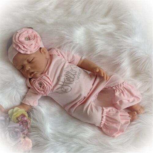 2020 new 0-18M Newborn Baby Girl Clothes Short Sleeve Pink 3D Flower Romper Flare Jumpsuit Headband Outfits Spring Clothes Set