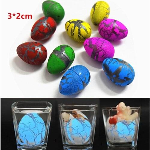 6Pcs Cute Magic Hatching Growing Dinosaur Eggs Novelty Gag Toys For Child Kids Educational Toys Gifts Add Water Growing Dinosaur
