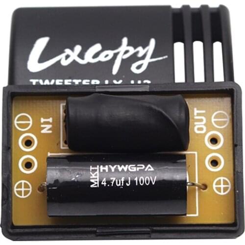 60W Tweeter Crossover 1 Way Treble Frequency Divider Pure Tweeter Speaker Filter Car Audio Treble Home Theater Tweeter DIY