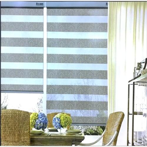 FREE SHIPPING Popular zebra blinds double-layer roller Zebra blinds and zebra window blinds