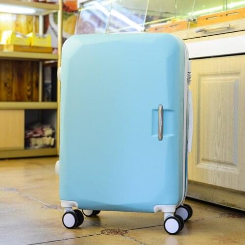 Two-wheeled travel suitcase with wheels for unisex CH326-65486