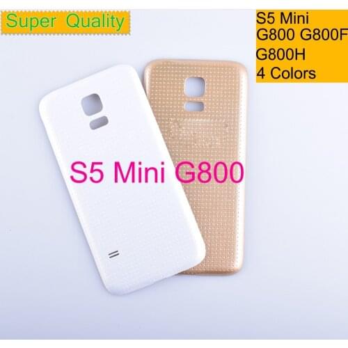 For Samsung Galaxy S5 mini G800 G800F G800A Housing Battery Cover Back Cover Case Rear Door Chassis Shell Replacement