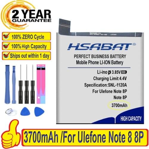 HSABAT Ulefone Note 8 Phone Batteries