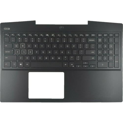 JIANGLUN New For Dell G Series G3 3590 Upper Case Palmrest Keyboard with Backlit 0P0NG7