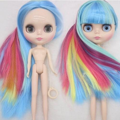 Nude blyth doll,nice dolls Multicolored hair 104
