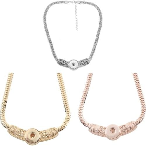 Jayna Lee Hot Saler Chain Snaps Necklace Jewelry Fit 18mm 20mm Ginger Snaps for women men gifts GJN1021