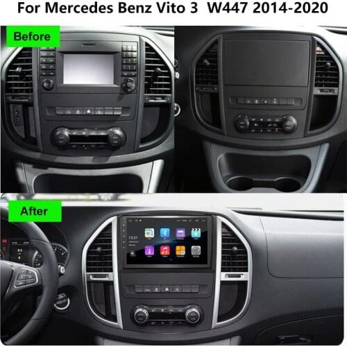 Radio Tape Recorder Android 11 Car Radio For Mercedes Benz W447 Vito 3 2014-2020 GPS Navigation DSP Auto Radio Stereo Receiver