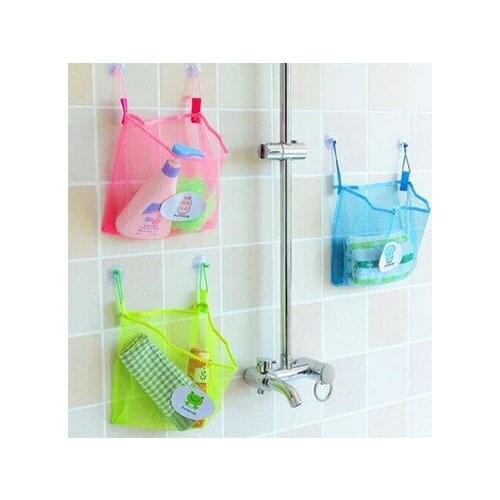 3pcs Multi-functional Grid Receive Bag Kitchen Bathroom Hang Bag Kids Toy Organizer Bag Bedroom Wall Door Closet Use Practical