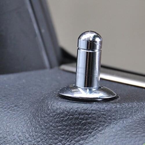 8pcs High light plating door lock bar Pin cap set for Chevrolet Cruze sedan hatchback Opel Mokka