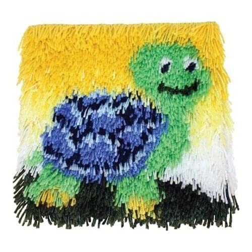 Latch Hook Cushion Kits Animal Cartoon Pillows Wedding Decoration Kits for Embroidery Unfinished Latch Hook Pillow Case