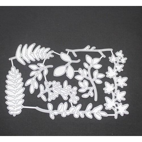 2021 New Arrival Leaves Metal Cutting Dies For Scrapbooking DIY Cards Tree Leaf Stencil Paper Craft Handmade Album