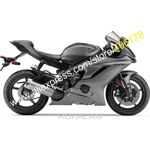 Fairing Kit For YZF R6 2017 2018 2019 2020 YZF-R6 17 18 19 20 All Gray Aftermarket Sports Motorcycle Parts (Injection Molding)