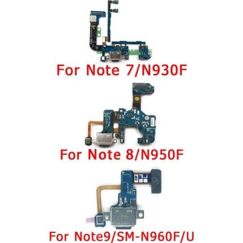 Original Charging Port For Samsung Galaxy Note 7 8 9 Note7 Note8 Note9 Charge Board USB Connector Socket Replacement Spare Parts