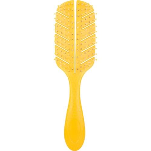 Leaf Shape Massage Comb Without Knotting Hairdressing Hairbrush Women Curly Detangle Hair Comb For Salon Hairdressing Tools