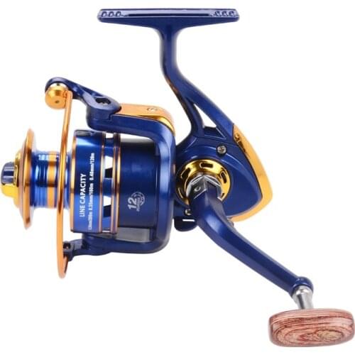 HiUmi Fishing Reel Spinning Reels 5.21 12 Ball Bearings Bait Casting Ice Fishing Spinning Freshwater Fishing Bass