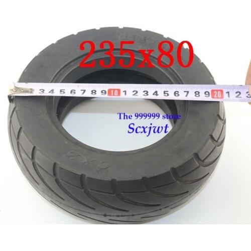 Xiaomi Mijia Scooter Skateboard Tyre 235*80 Solid Hole Tires Shock Absorber Non-Pneumatic Tyre Damping Rubber Tyres Wheels